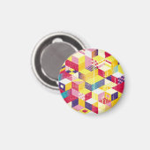 Geometrisch, abstract naadloos ontwerp. magneet (Voorkant / Achterkant)