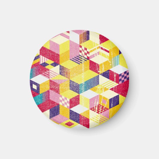 Geometrisch, abstract naadloos ontwerp. magneet (Voorkant)