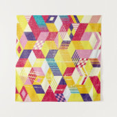 Geometrisch, abstract naadloos ontwerp. wandkleed (Voorkant (horizontaal))