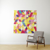Geometrisch, abstract naadloos ontwerp. wandkleed (In Situ (horizontaal))