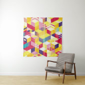 Geometrisch, abstract naadloos ontwerp. wandkleed (In situ)