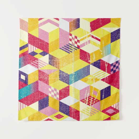 Geometrisch, abstract naadloos ontwerp. wandkleed (Voorkant)
