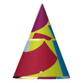 Geometrisch Abstract: naadloos patroon. Feesthoedjes (Links)