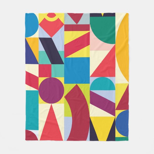 Geometrisch Abstract: naadloos patroon. Fleece Deken (Voorkant)