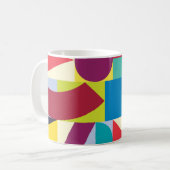 Geometrisch Abstract: naadloos patroon. Koffiemok (Voorkant links)