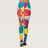 Geometrisch Abstract: naadloos patroon. Leggings (Achterkant)