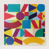 Geometrisch Abstract:  naadloos patroon. Legpuzzel (Verticaal)