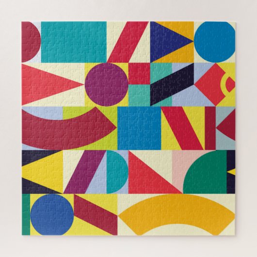 Geometrisch Abstract:  naadloos patroon. Legpuzzel (Verticaal)