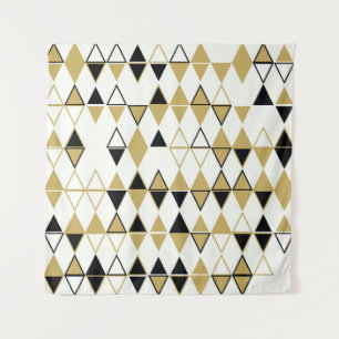 Geometrisch abstract naadloos patroon van gekleurd wandkleed