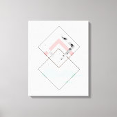 Geometrisch abstract ontwerp canvas afdruk (Voorkant)