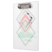 Geometrisch abstract ontwerp klembord (Links)