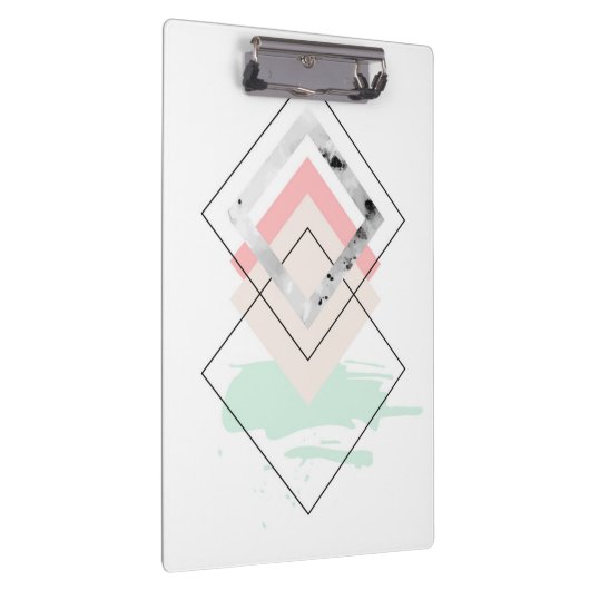 Geometrisch abstract ontwerp klembord (Rechts)