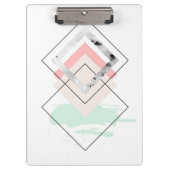 Geometrisch abstract ontwerp klembord (Voorkant)