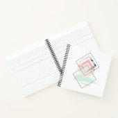 Geometrisch abstract ontwerp notitieboek (Binnen)