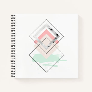 Geometrisch abstract ontwerp notitieboek