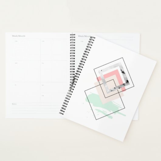 Geometrisch abstract ontwerp planner (Display)