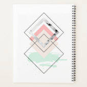 Geometrisch abstract ontwerp planner (Achterkant)