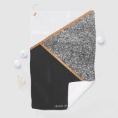 Geometrisch Abstract patroon Golfhanddoek (Insitu)