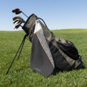 Geometrisch Abstract patroon Golfhanddoek (Groen)