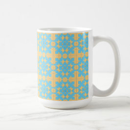 Geometrisch Abstract Patroon Koffiemok