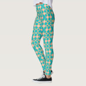 Geometrisch abstract patroon leggings (Links)