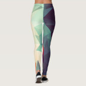 Geometrisch Abstract patroon Leggings (Achterkant)