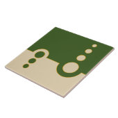 Geometrisch, abstract patroon, modern, cirkels tegeltje (Zijkant)