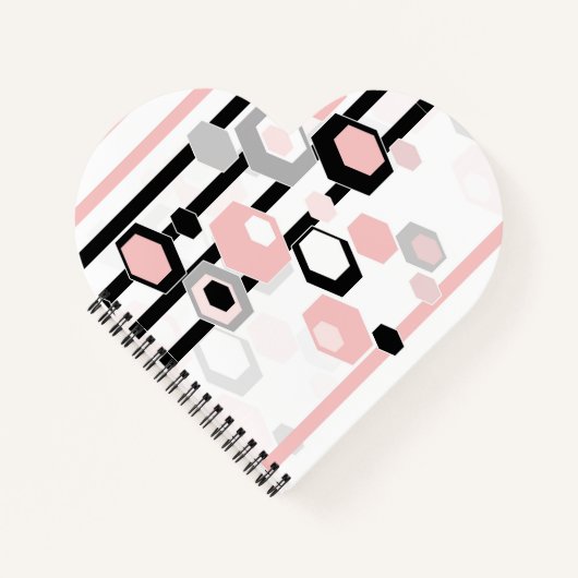 Geometrisch abstract patroon notitieboek (Voorkant)