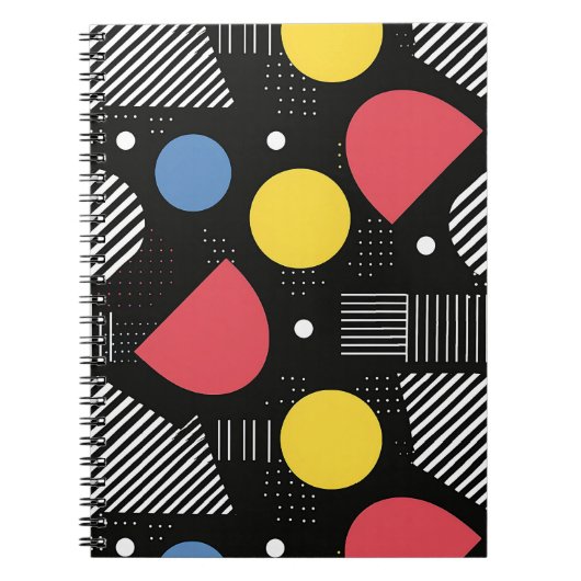 Geometrisch Abstract patroon Notitieboek (Voorkant)