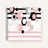 Geometrisch abstract patroon notitieboek (Voorkant)