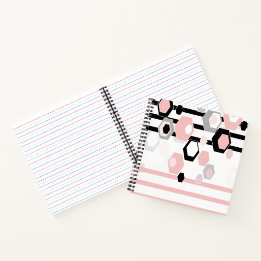 Geometrisch abstract patroon notitieboek (Binnen)