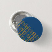 Geometrisch Abstract Patroon Ronde Button 3,2 Cm (Voorkant /achterkant)