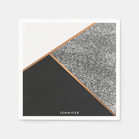 Geometrisch Abstract patroon Servet (Voorkant)