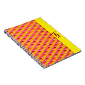 Geometrisch abstract patroon Spiral Foto Notitiebo Notitieboek (Rechterzijde)