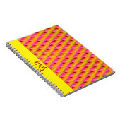 Geometrisch abstract patroon Spiral Foto Notitiebo Notitieboek (Rechterzijde)