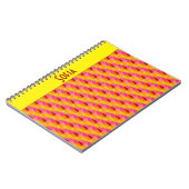 Geometrisch abstract patroon Spiral Foto Notitiebo Notitieboek (Linkerzijde)