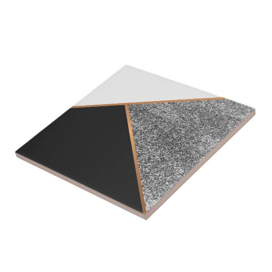 Geometrisch Abstract patroon Tegeltje (Zijkant)