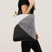 Geometrisch Abstract patroon Tote Bag (Dichtbij)