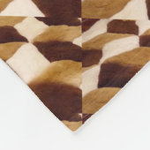Geometrisch Abstract Patroon Traditioneel Fleece Deken (Hoek)