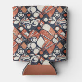 Geometrisch abstract patroonontwerp 3 blikjeskoeler (Voorkant)