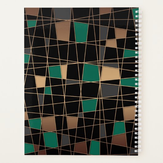 Geometrisch, abstract planner (Achterkant)