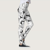 Geometrisch Abstract: Polygonale achtergrondkunst. Leggings (Rechts)