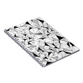 Geometrisch Abstract: Polygonale achtergrondkunst. Notitieboek (Rechterzijde)