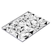 Geometrisch Abstract: Polygonale achtergrondkunst. Notitieboek (Linkerzijde)