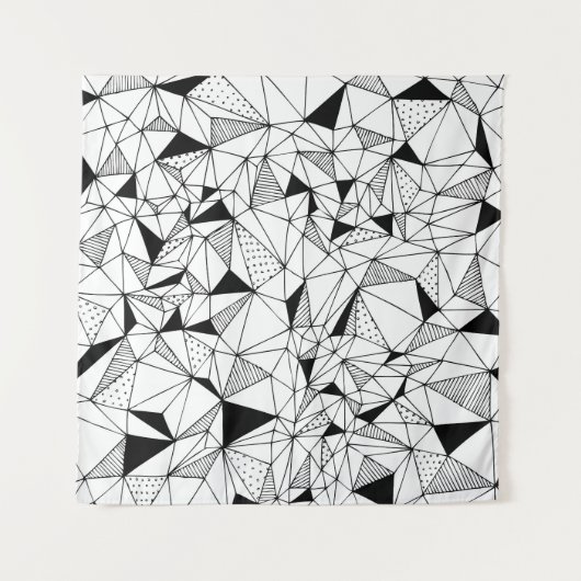 Geometrisch Abstract: Polygonale achtergrondkunst. Wandkleed (Voorkant (horizontaal))