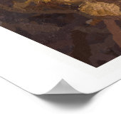 Geometrisch, abstract, portret, mona lisa Poster (Hoek)