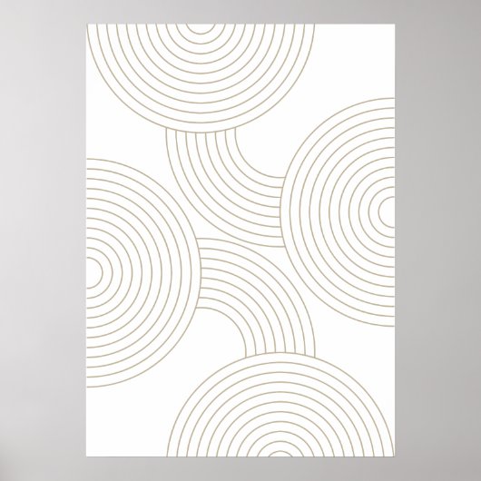 Geometrisch abstract poster (Voorkant)