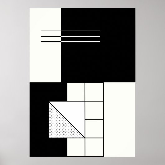 Geometrisch Abstract Poster (Voorkant)