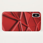 geometrisch abstract rood Case-Mate iPhone case (Achterkant (horizontaal))