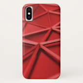 geometrisch abstract rood Case-Mate iPhone case (Achterkant)